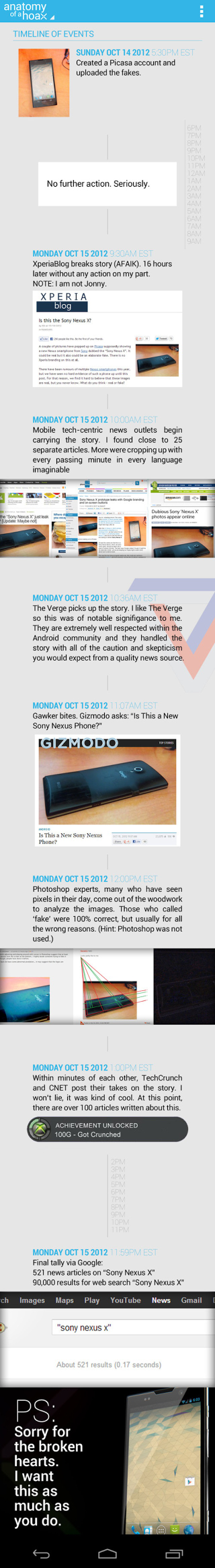 Illustration for article titled How I Fooled the Internet into Thinking This Fake Sony Nexus Phone Was Real